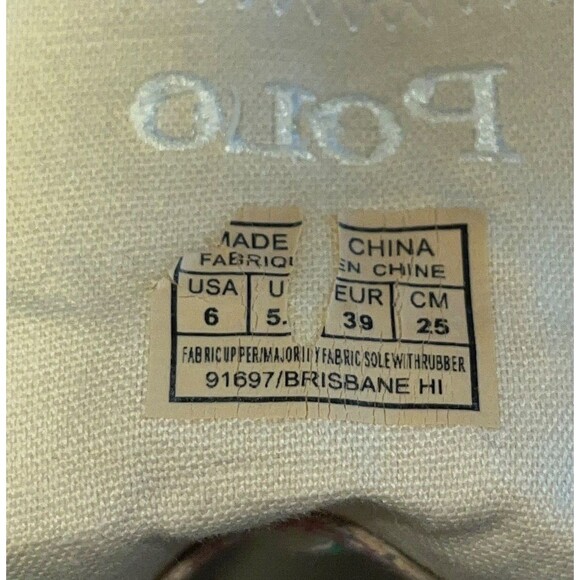 Rare Polo By Ralph Lauren Brisbane Multicolor Sneakers 6 Men’s 8 Women’s - Picture 12 of 15